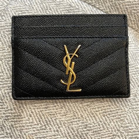 ysl card holder|ysl card holder used.